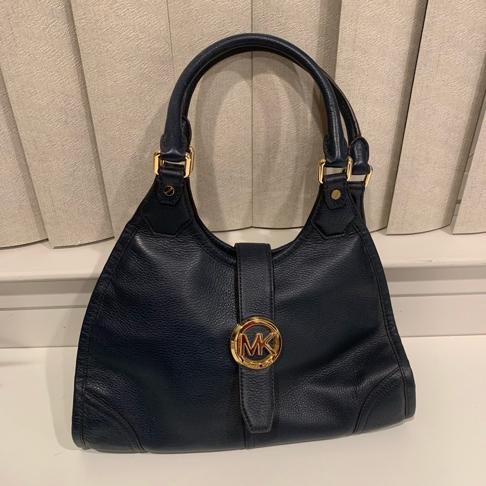 Michael Kors Navy Handbag